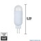 SUNLITE G4 LED 2.5W 12V White Bi-Pin Light Bulb, 20w Equiv., White